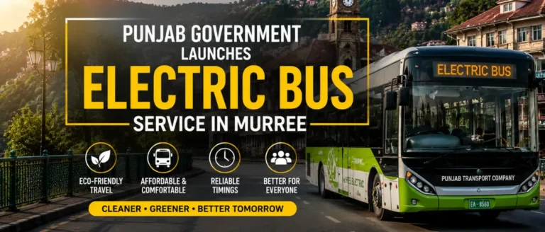 Punjab Government Launches Electric Bus Service Murree